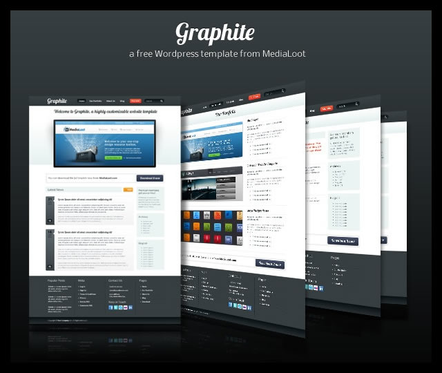Graphite: A Free WordPress Theme