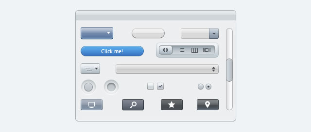 Apple Styled UI Elements