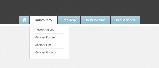 Simple Tabbed Navigation