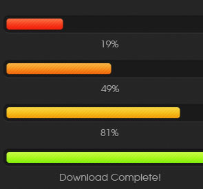 Color Changing Progress Bar