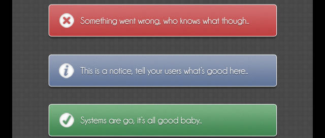 Notice Messages