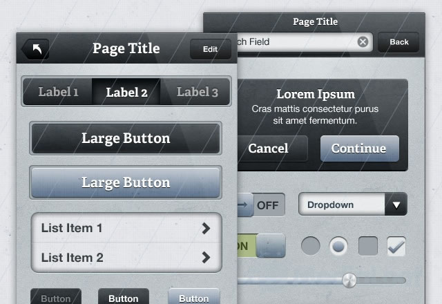 Surface iPhone UI Kit