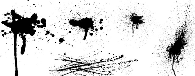 Splatter Vector Set