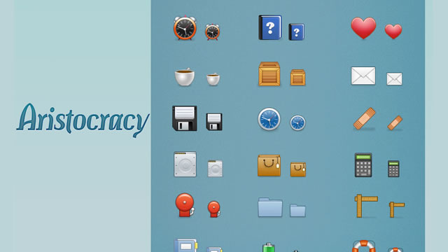 The Aristocracy Web Icon Set
