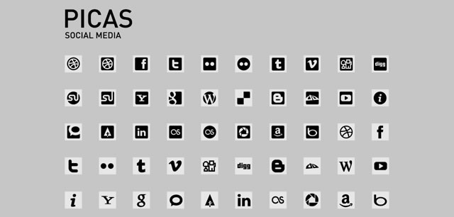 PICAS Icons - Free Social Media Icons