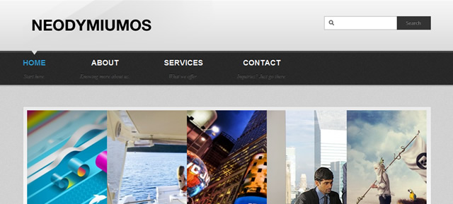 Neodymiumos - Free WordPress Theme
