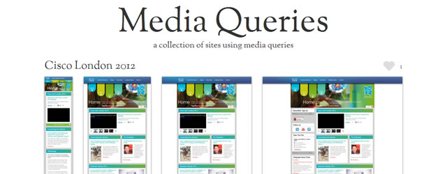 Media Queries - A Collection of Sites Using Media Queries 