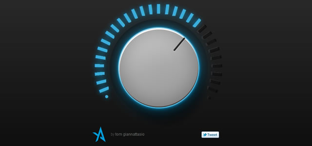 Volume Control Completely Rendered in CSS