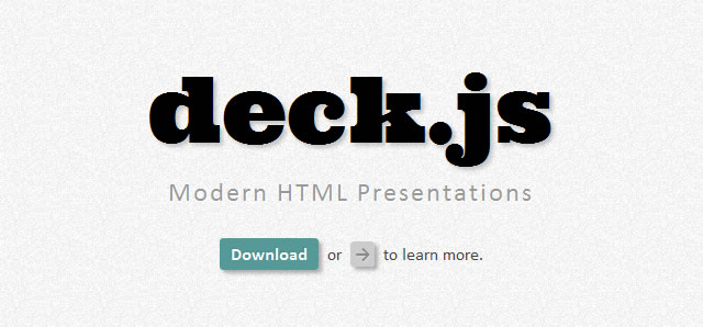 deck.js - Modern HTML Presentations