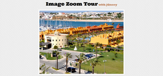 Image Zoom Tour with jQuery