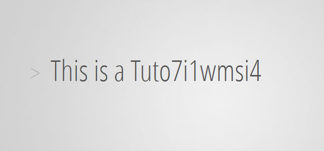 Shuffle Letters Effect jQuery Plugin