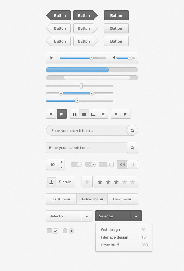 Cloudy UI Kit