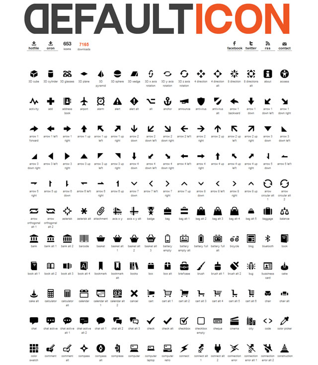 DefaultIcon v.2 (653 Icons)
