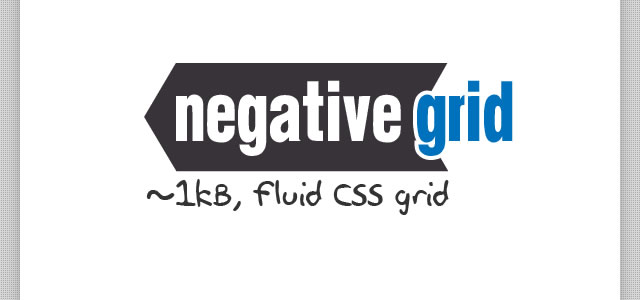 NegativeGrid - Fluid CSS Grid