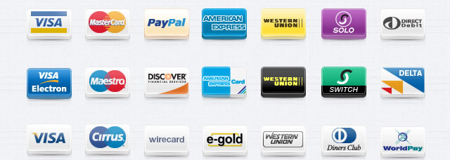Payment Method Icons Set Vol 1