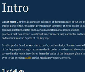 JavaScript Garden