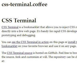 CSS Terminal