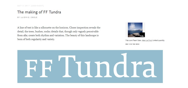 The making of FF Tundra