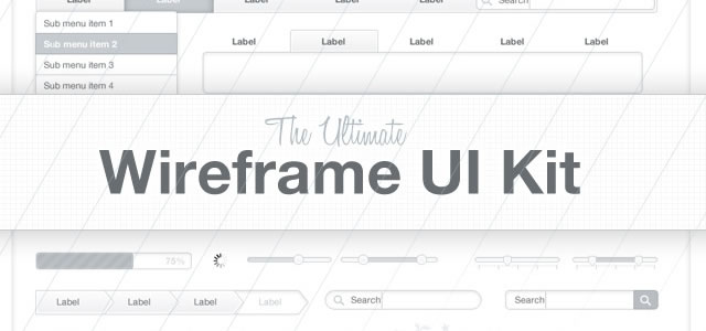 The Ultimate Wireframe UI Kit