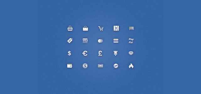 20 Free 16x16px Ecommerce Icons