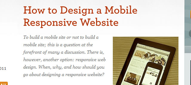 How to Design a Mobile Responsive Website
