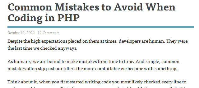 Common Mistakes to Avoid When Coding in PHP