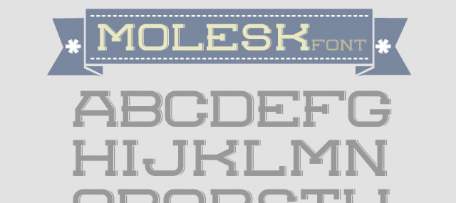 MOLESK Free Font