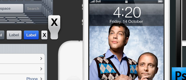 iOS 5 GUI PSD (iPhone 4S)