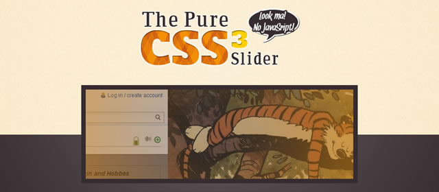 The Pure CSS3 Content Slider