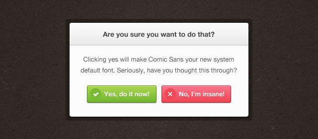 Free PSD: Popup Modal Window