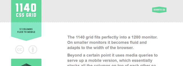 The 1140px CSS Grid System