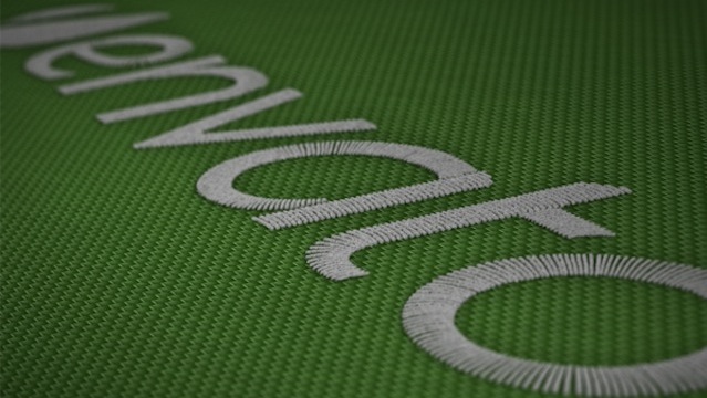 Stitched Text Effect for an iPad Wallpaper