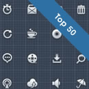 Top 50 Web Development, Design and Application Icon Sets from 2011