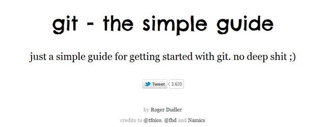git - the simple guide - no deep shit!