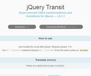 jQuery Transit