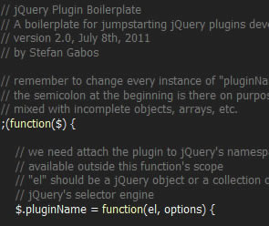 jQuery Plugin Boilerplate