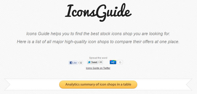 Icons Guide - Your Guide to Stock Icons Shops