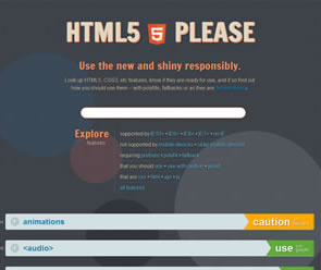 HTML5 Please