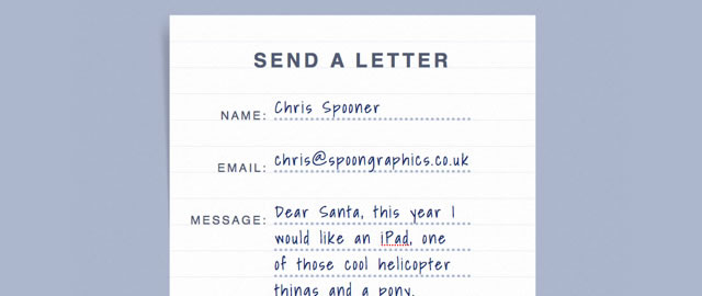 How To Build a Handwritten Letter Style Contact Form