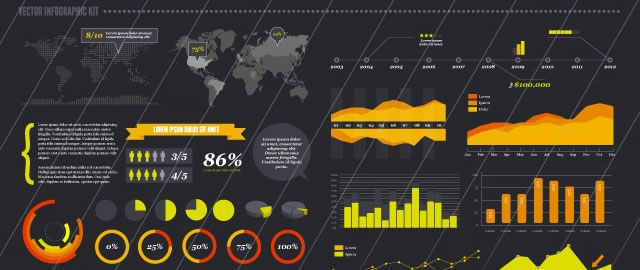 Free Vector Infographic Kit