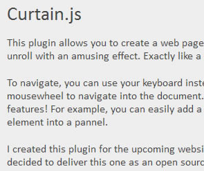 Curtain.js