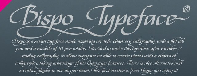 Bispo - Desktop Free Font