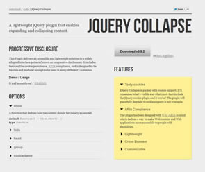 jQuery Collapse