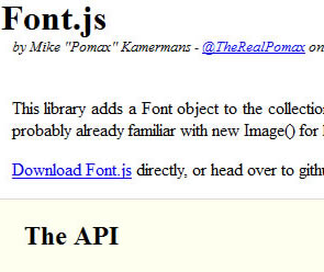 Font.js