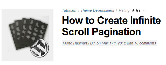 How to Create Infinite Scroll Pagination