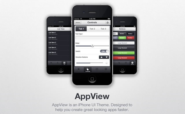 AppView: Free iPhone App Template