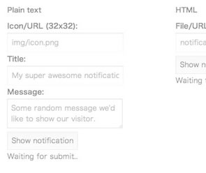 HTML5 Notifications