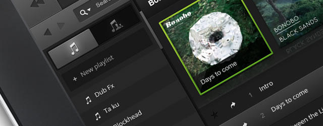 Designer Music iPad App - Free PSD