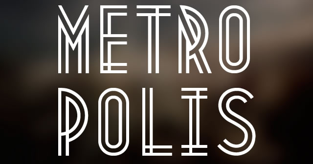 Metropolis Free Font