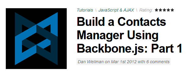 Build a Contacts Manager Using Backbone.js